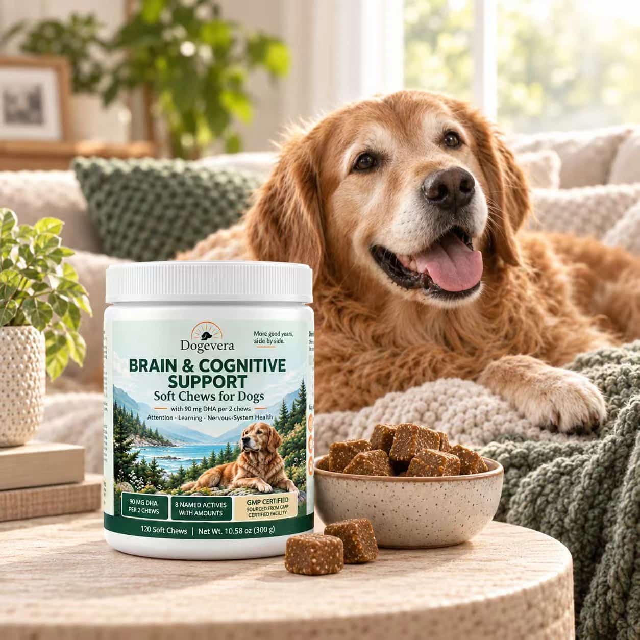 Dogevera Brain & Cognitive Support Soft Chews for Dogs thumbnail 5