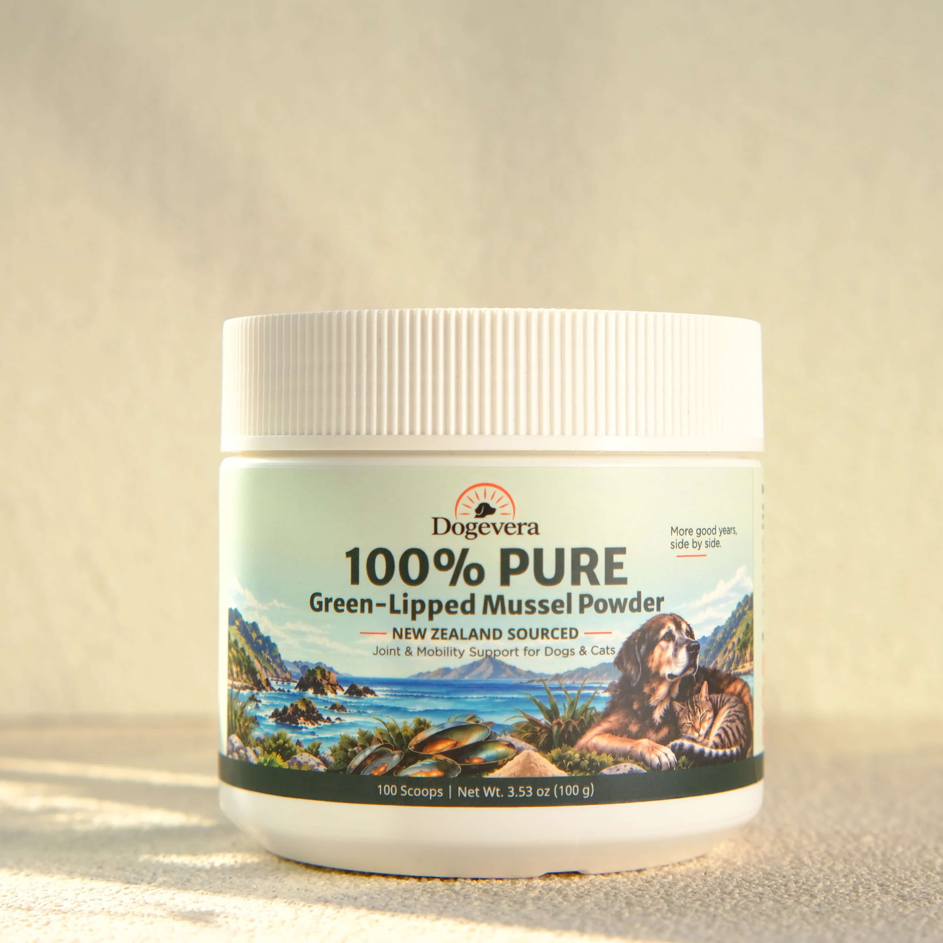 Dogevera 100% New Zealand Green-Lipped Mussel Powder for Dogs thumbnail 7
