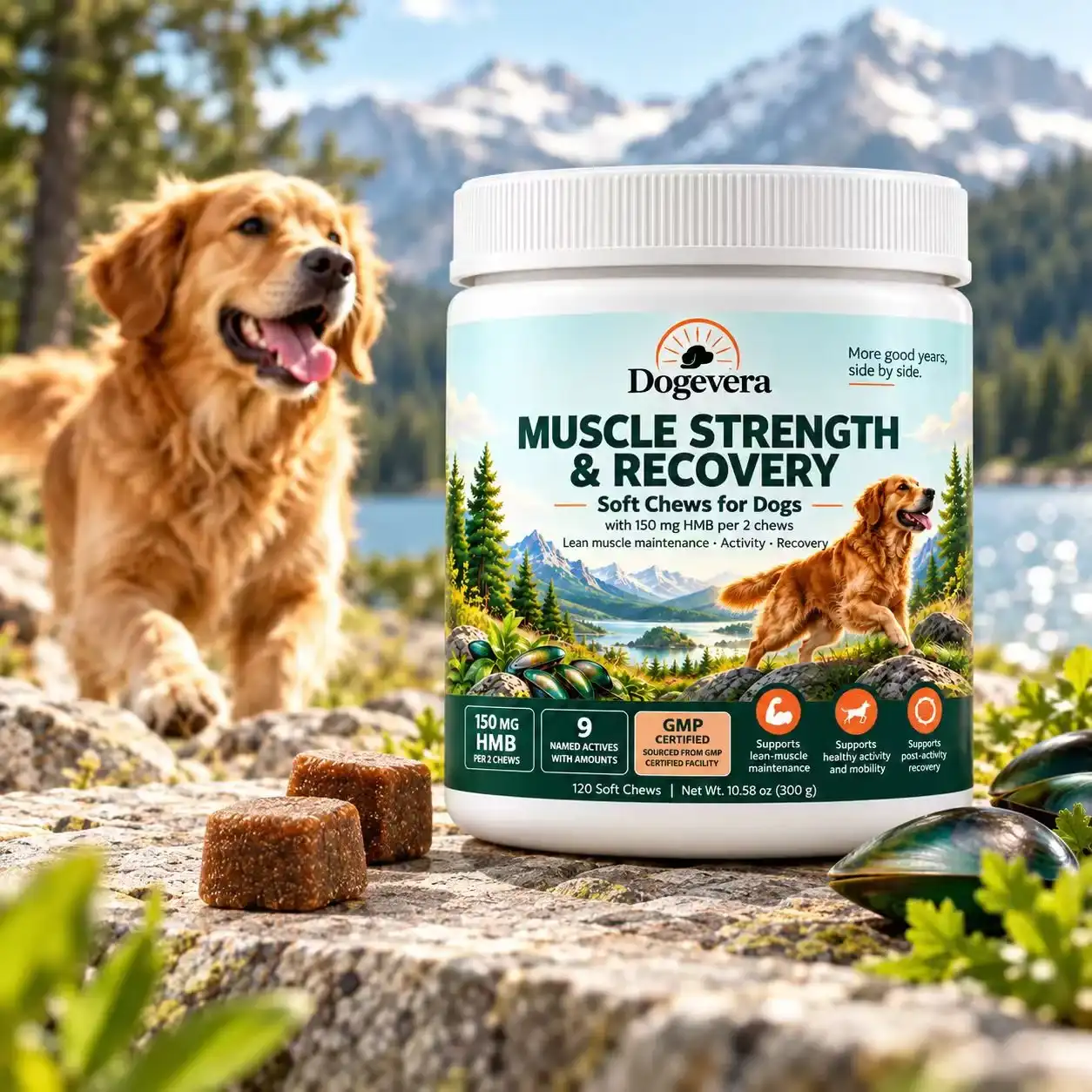 Dogevera Muscle Strength & Recovery Soft Chews for Dogs thumbnail 4