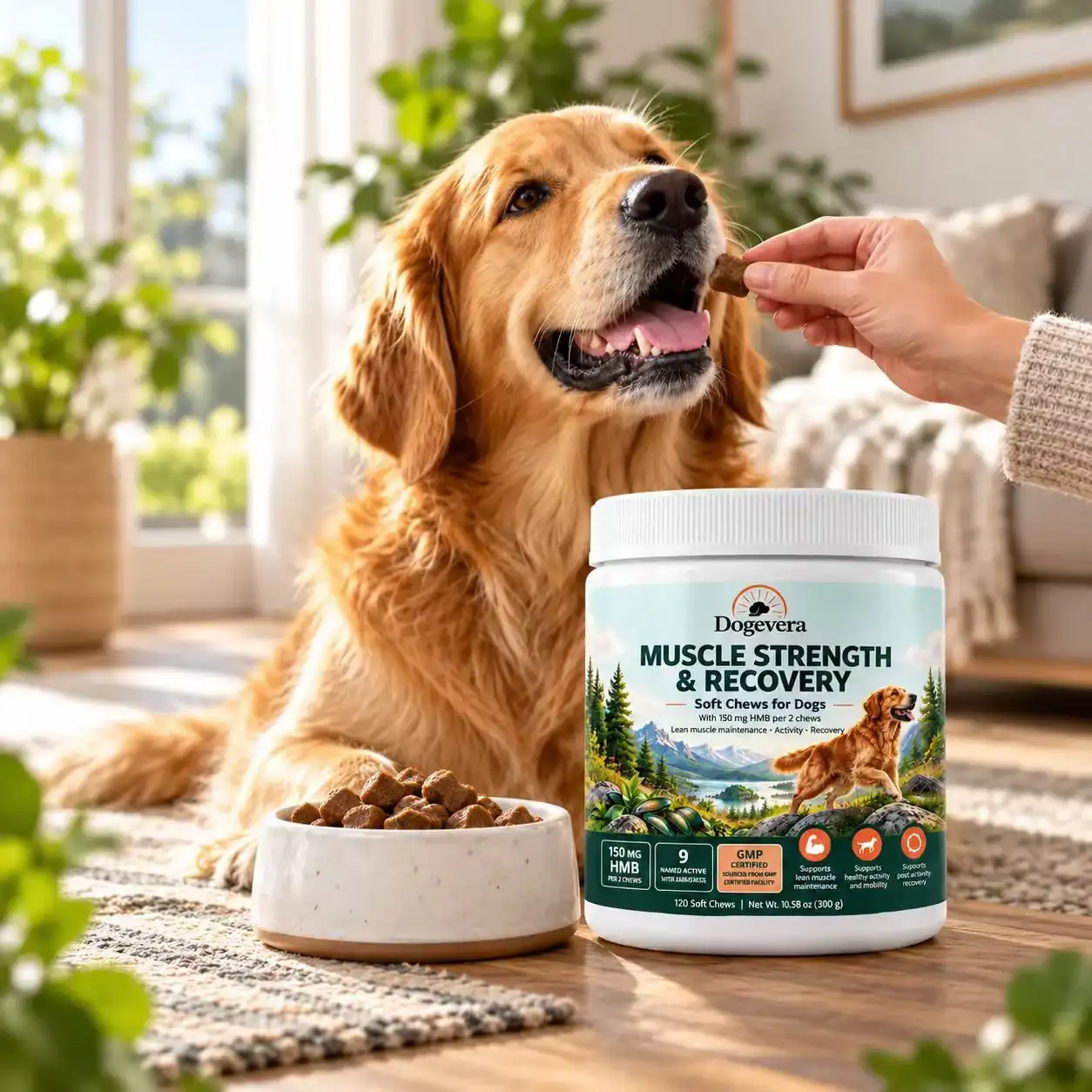 Dogevera Muscle Strength & Recovery Soft Chews for Dogs thumbnail 5