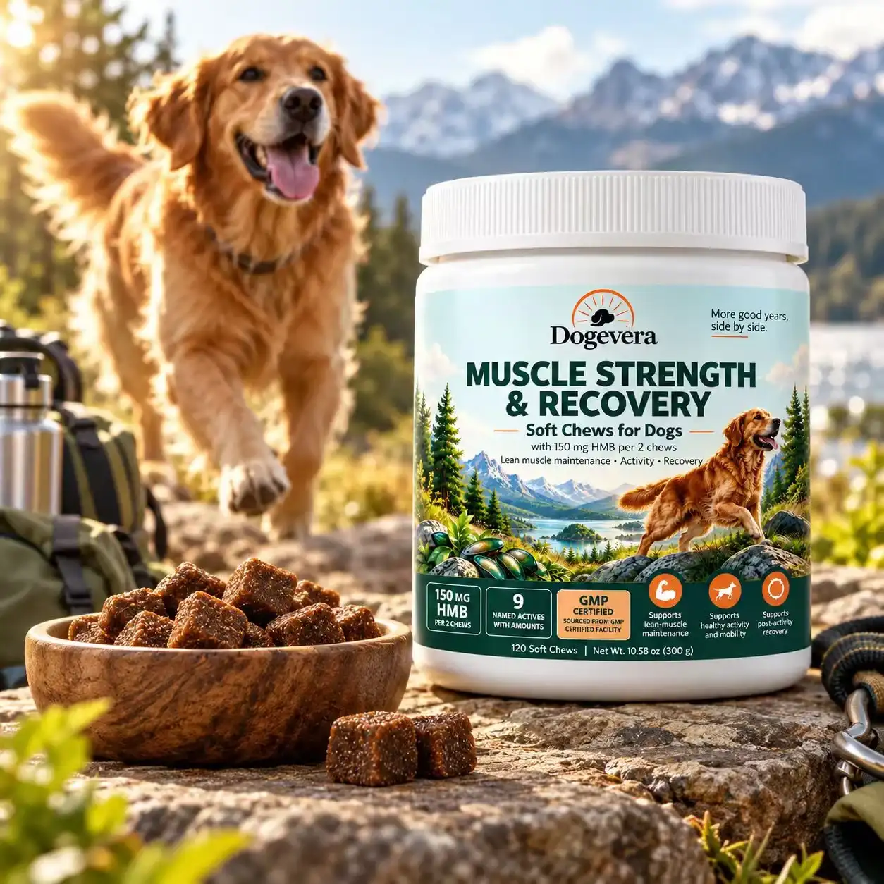 Dogevera Muscle Strength & Recovery Soft Chews for Dogs thumbnail 6