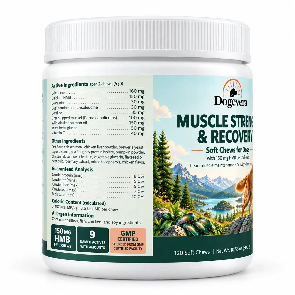 Dogevera Muscle Strength & Recovery Soft Chews for Dogs thumbnail 8