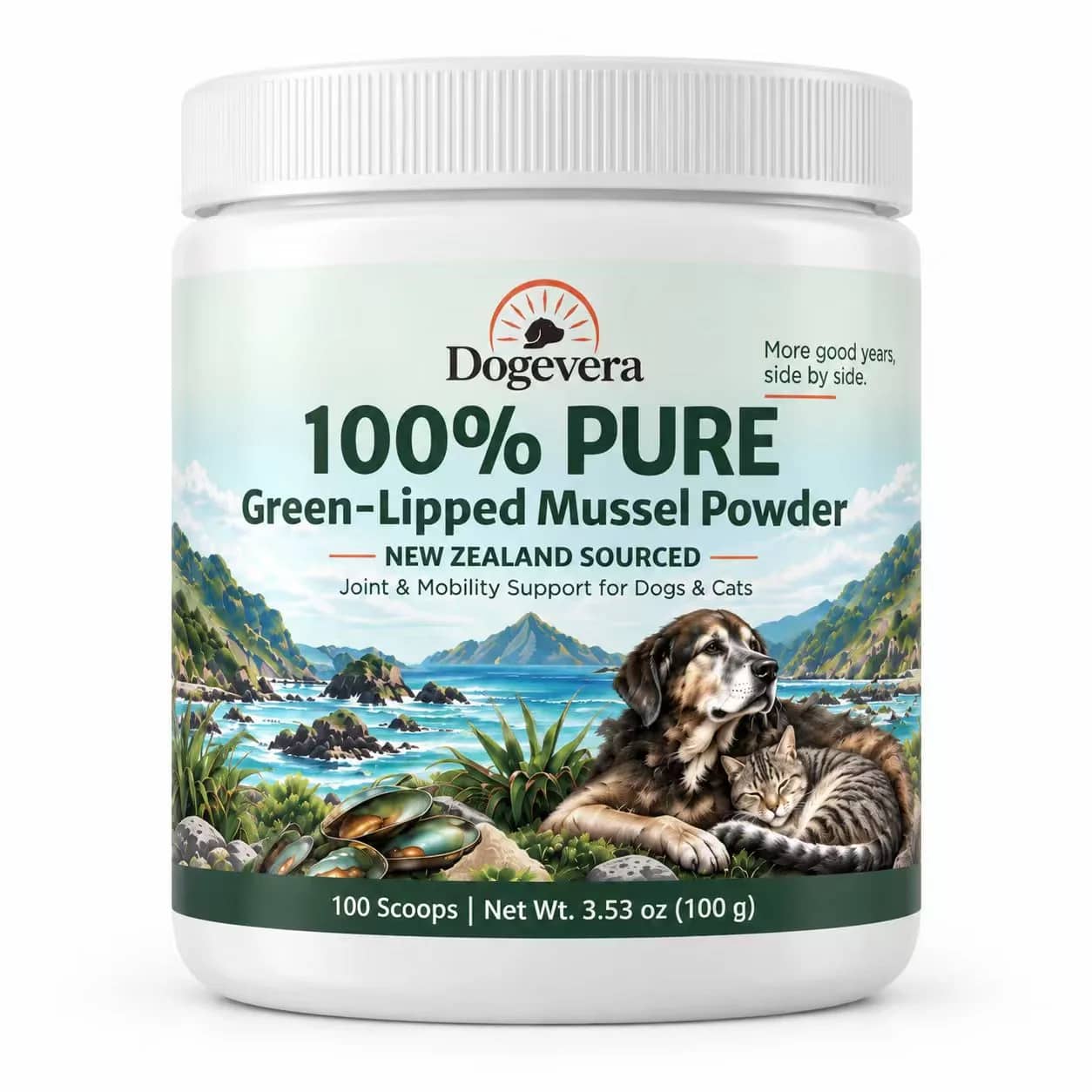 100% New Zealand Green-Lipped Mussel Powder for Dogs