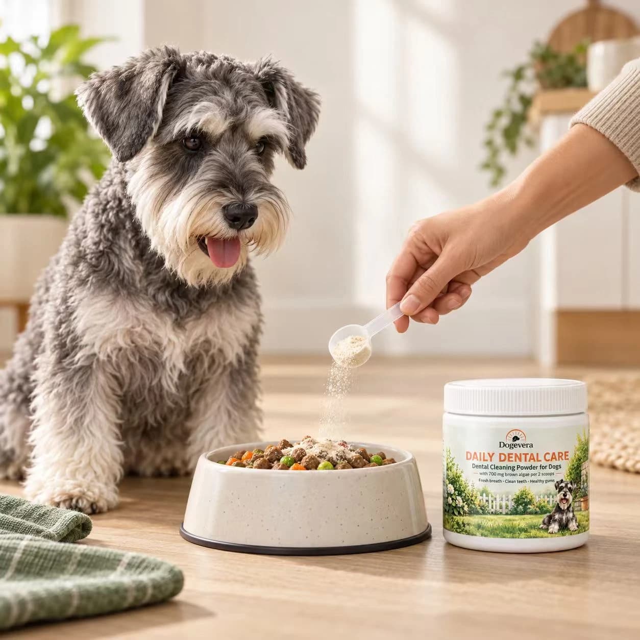 Dogevera daily oral care — clean teeth and healthy gums for senior dogs without the stress of toothbrushing