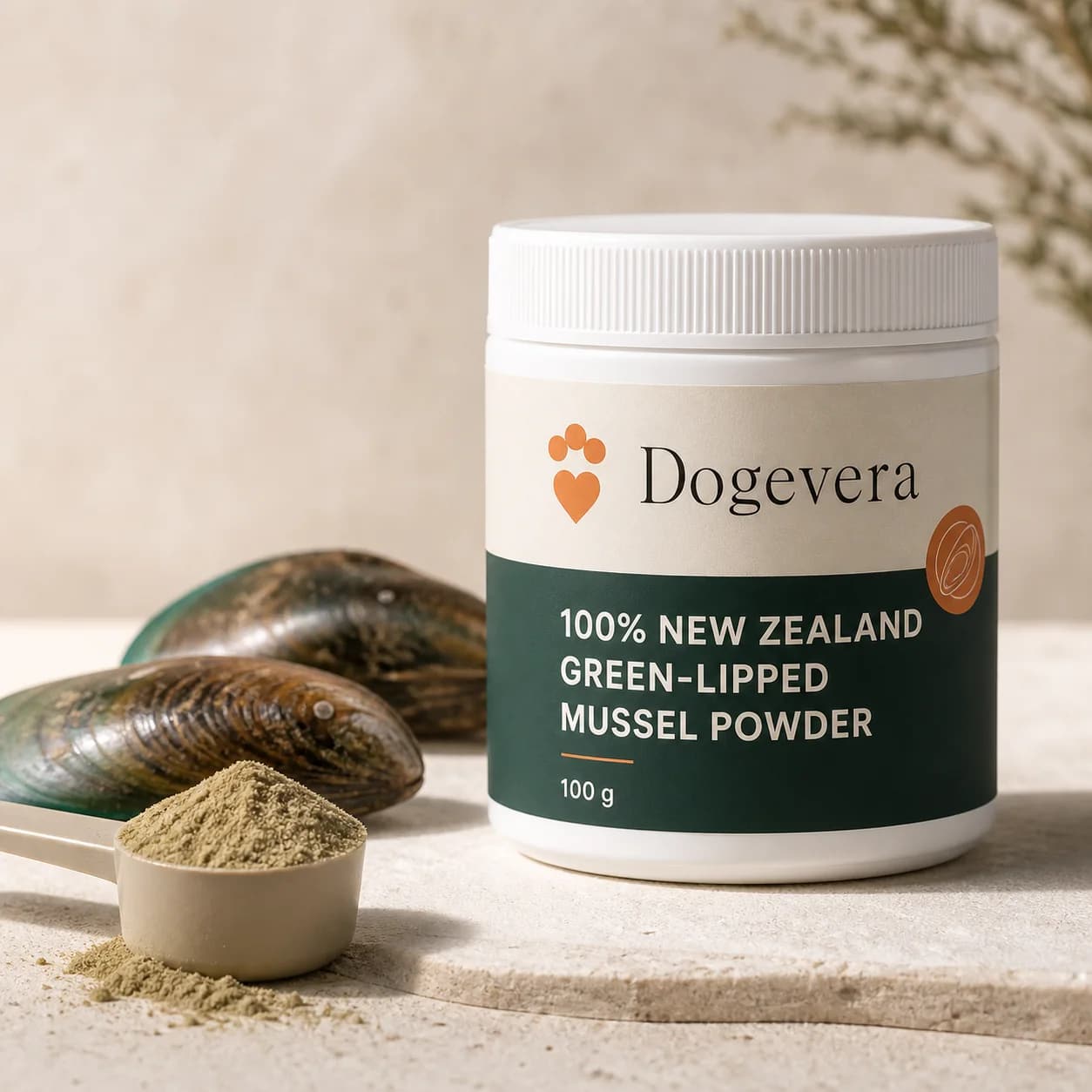 100% New Zealand Green-Lipped Mussel Powder for Dogs product view