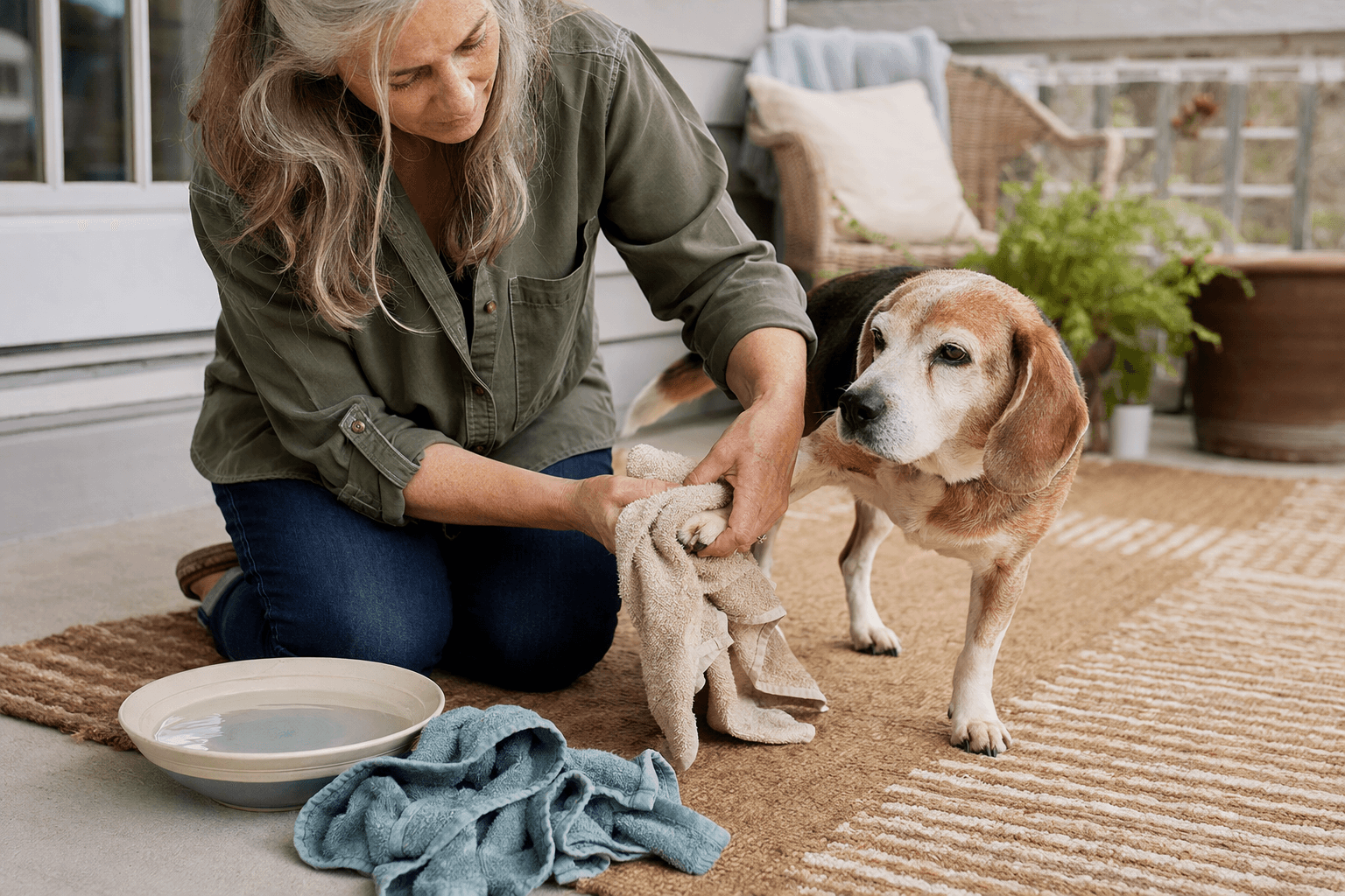 Cómo cuidar a un perro mayor: de la observación diaria a los cuidados para su comodidad