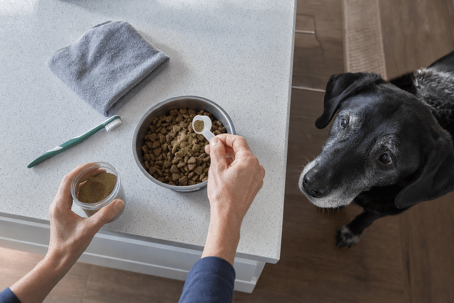 Zahnpulver für Hunde: Was Studien zu Braunalgen tatsächlich zeigen