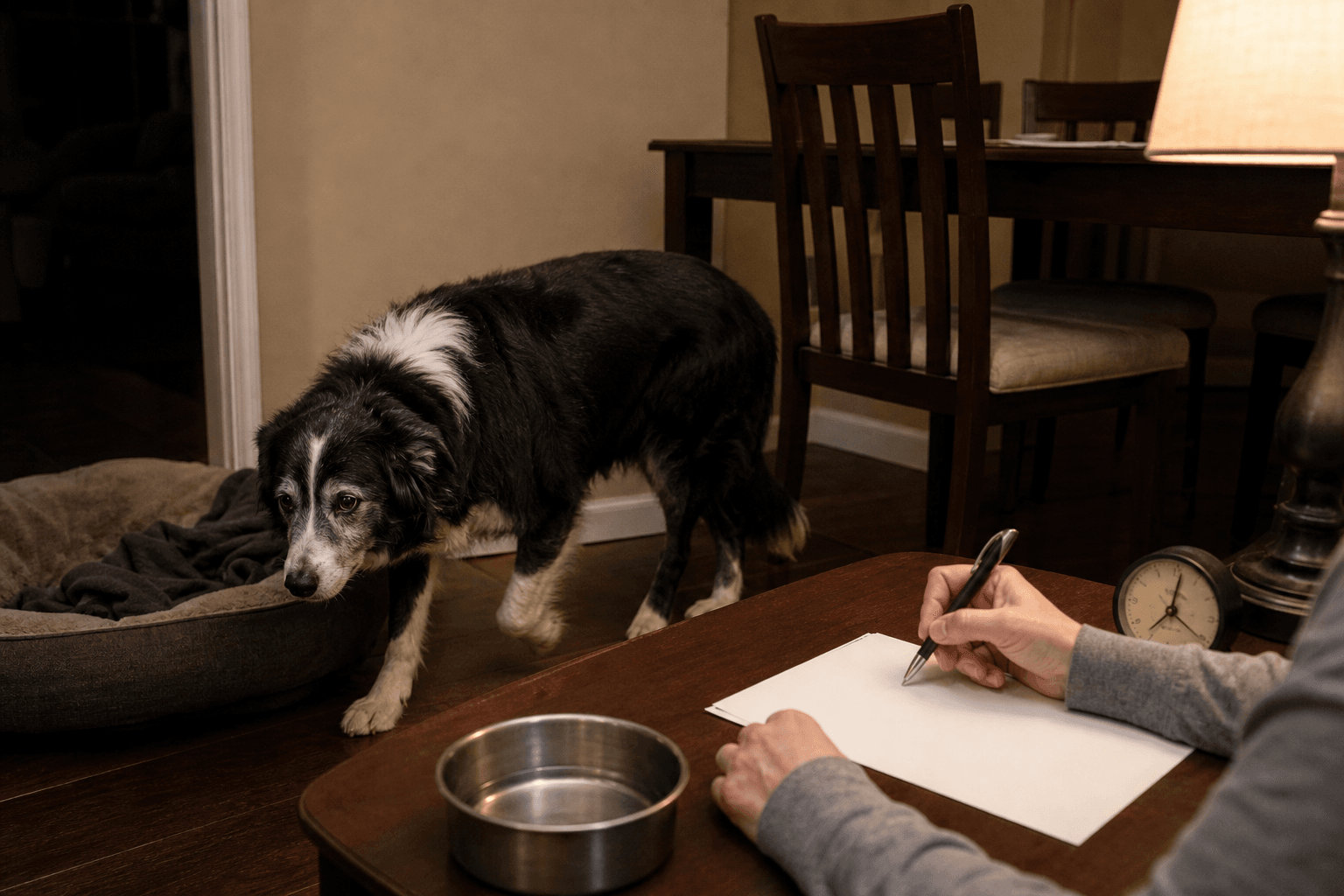 Senior Dog Pacing at Night: What to Record