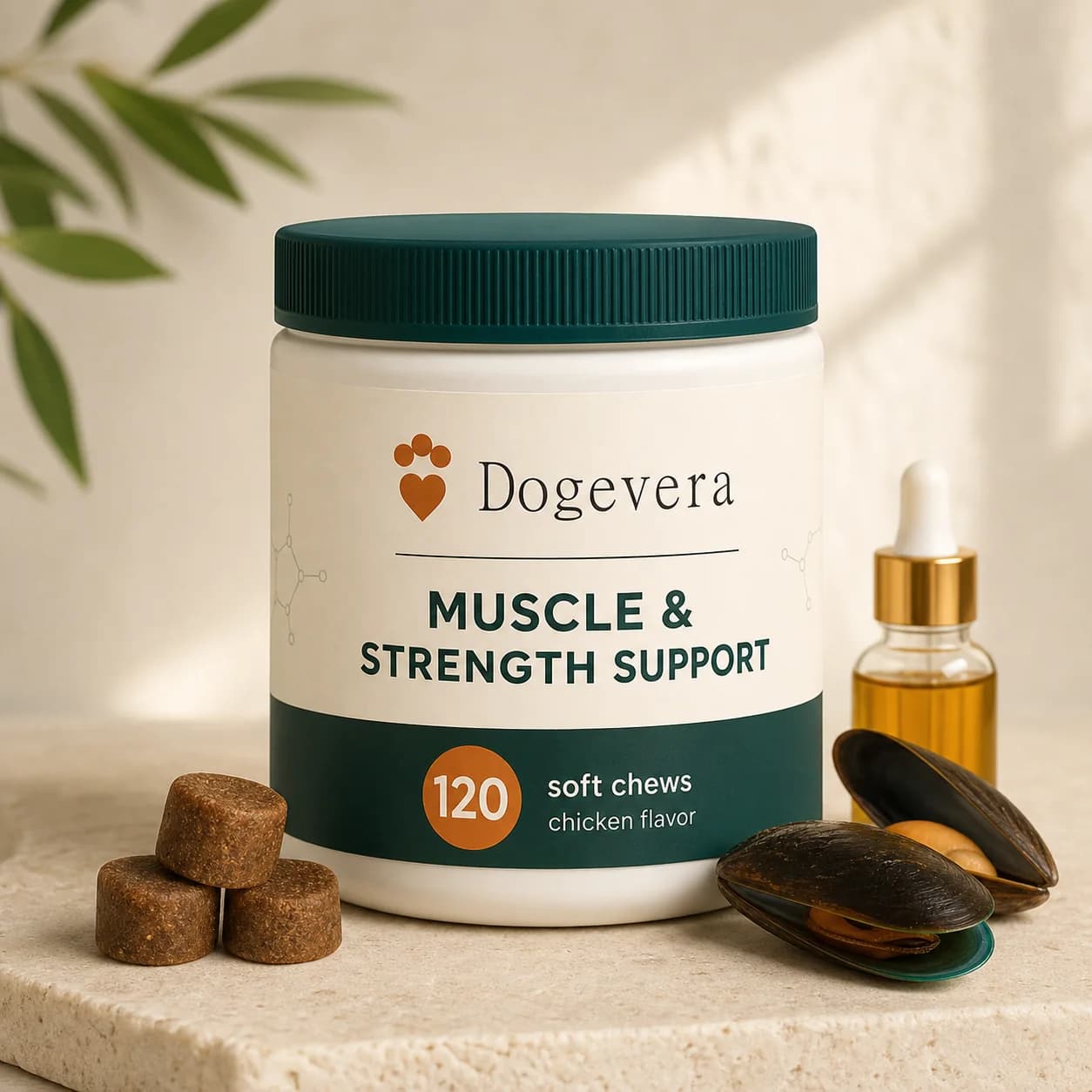 Muscle Strength & Recovery Soft Chews for Dogs product view