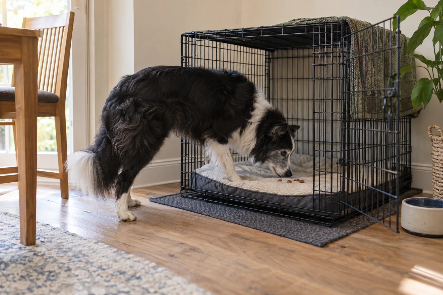 Dogevera senior dog wellness guide: Adiestrar a un perro en jaula si es mayor: una guía con calma