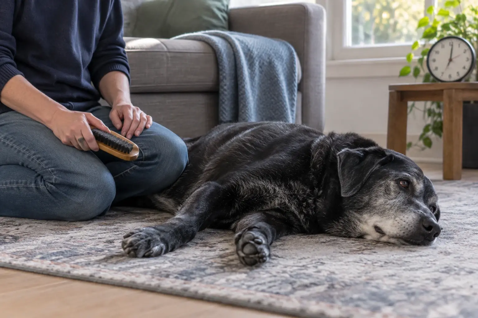 Alter Hund hechelt und ist unruhig: Was jetzt zählt