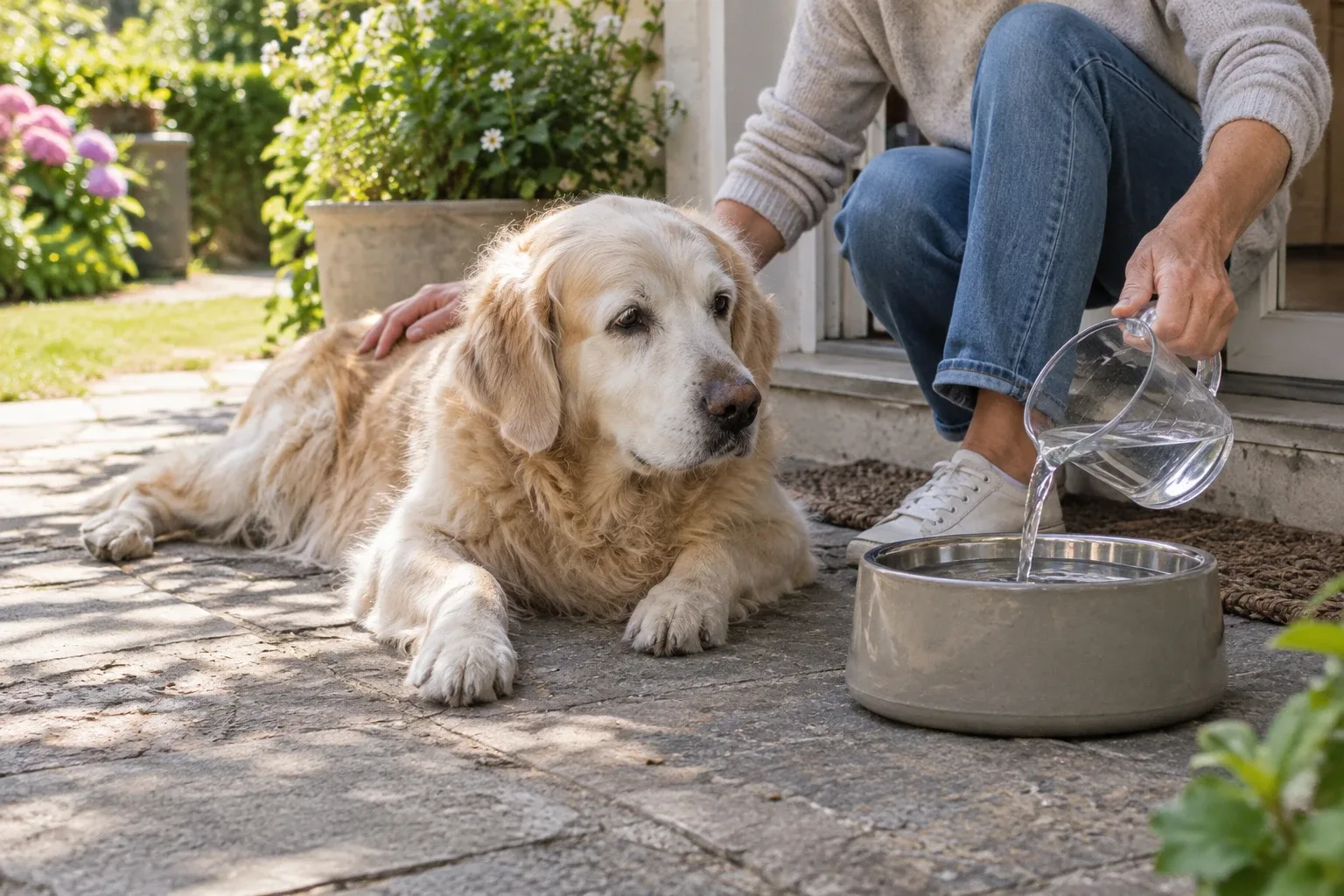 Alter Hund trinkt plötzlich sehr viel: Was tun?