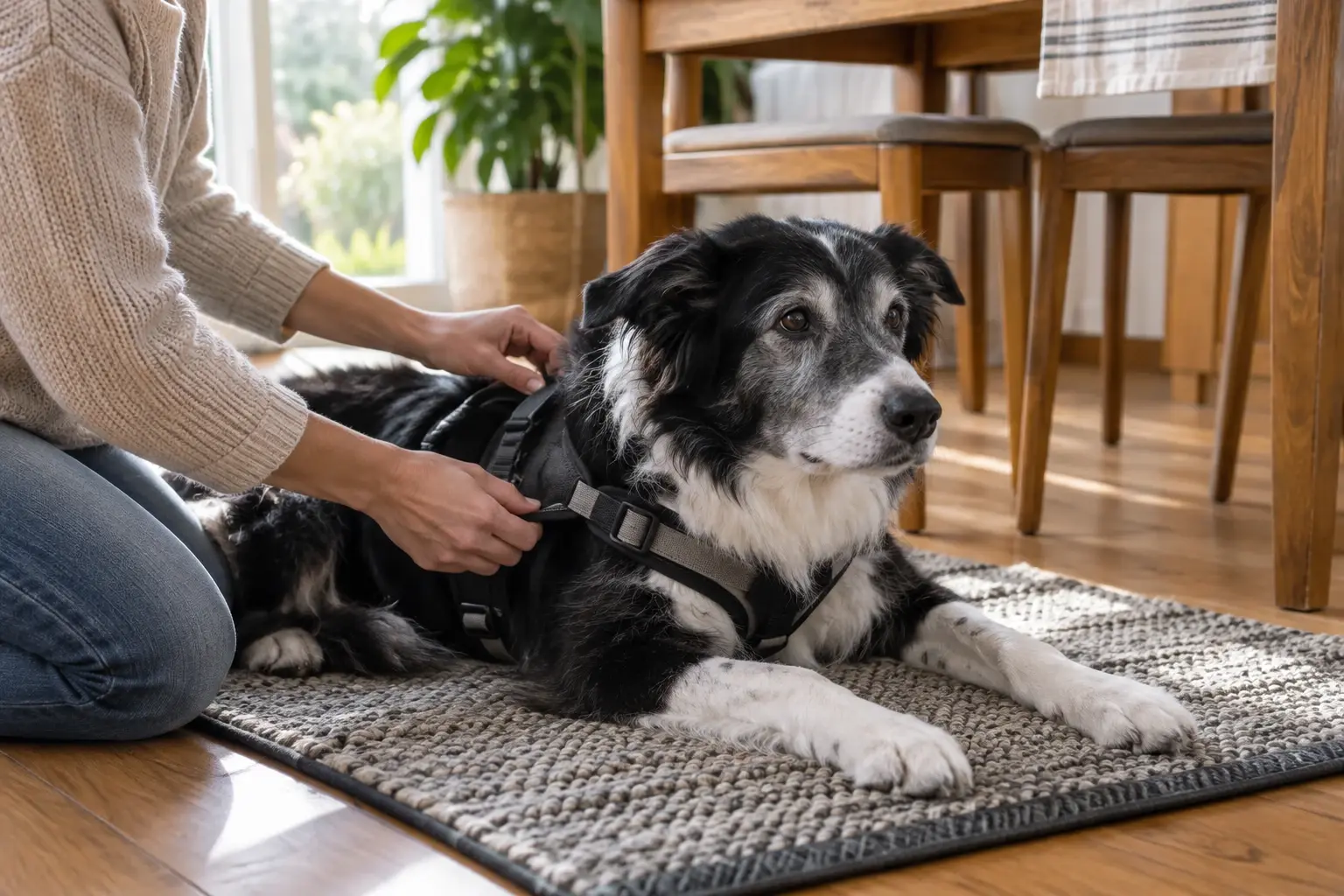 Displasia de cadera en perro: adaptar la casa