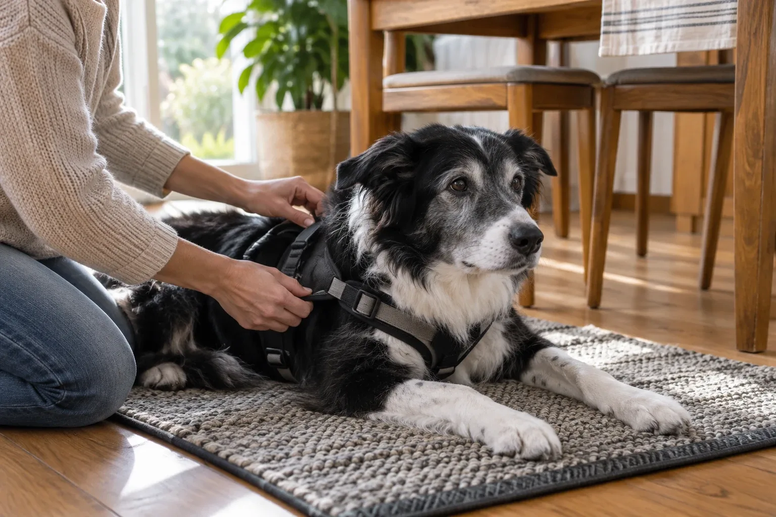 Displasia de cadera en perro: adaptar la casa