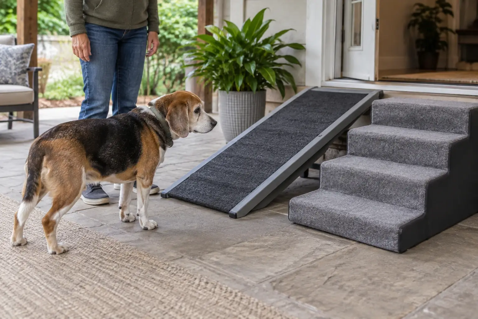 Dog Ramps vs. Stairs for Senior Dogs: How to Choose