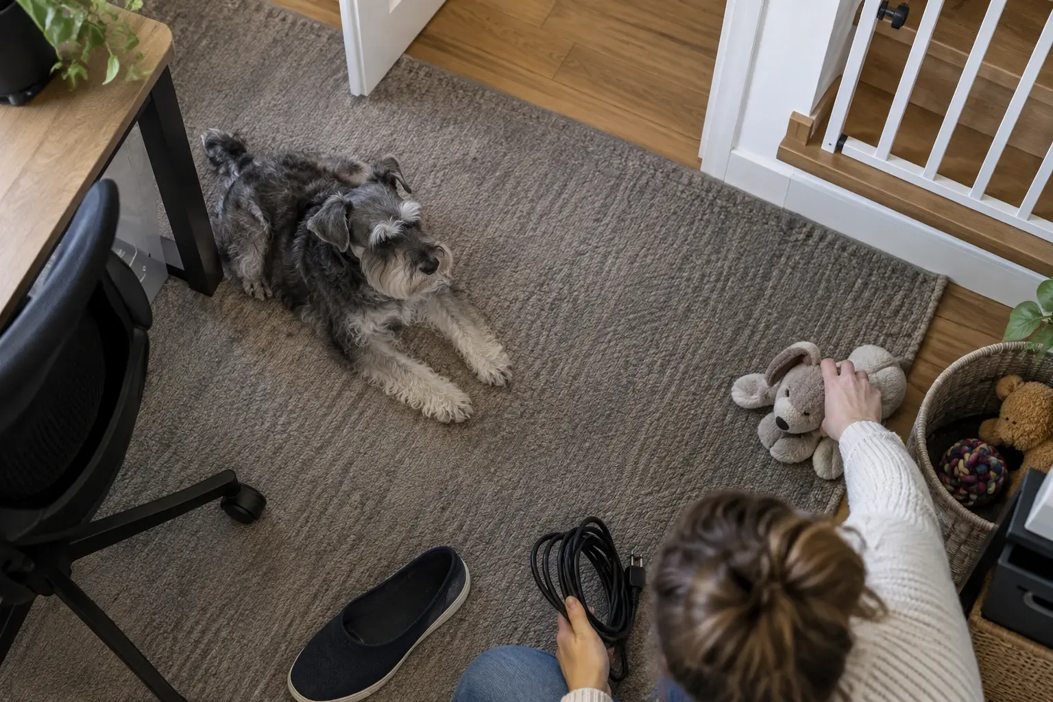 Hund erblindet im Alter: Alltag sicher gestalten