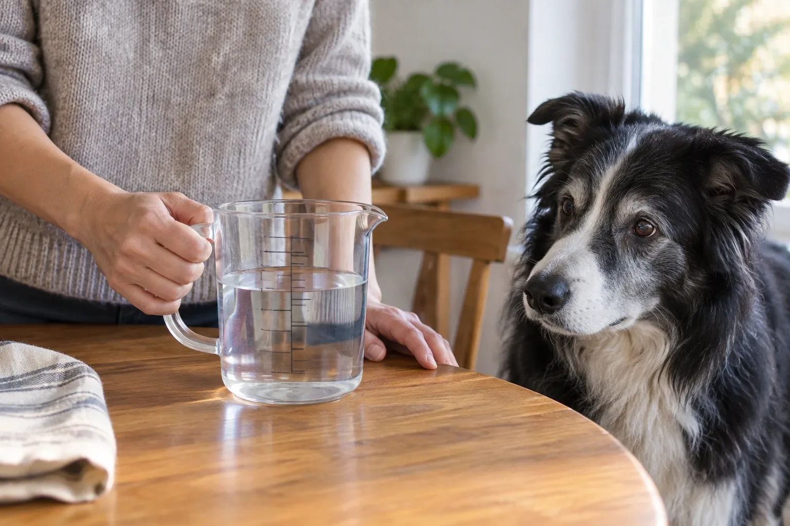 Mi perro mayor bebe mucha agua: ¿es normal?