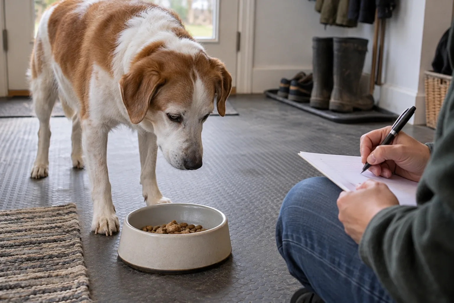Mi perro no come: hoja de revisión en casa