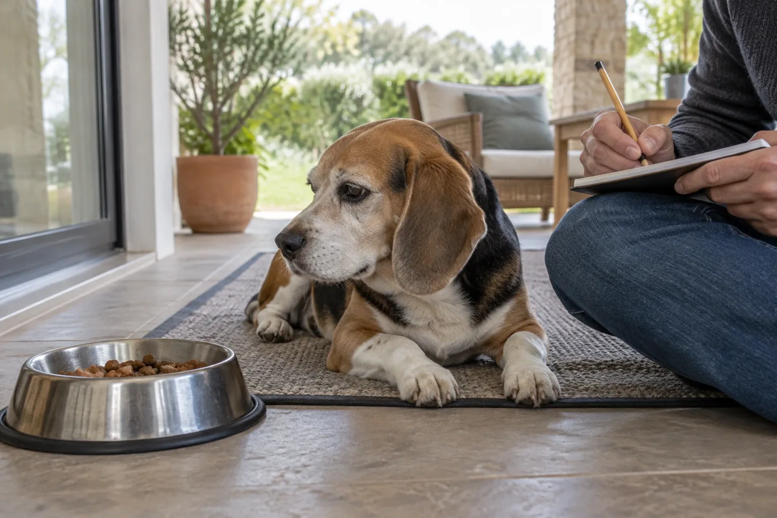 Mon chien ne mange pas : que noter et quand agir ?