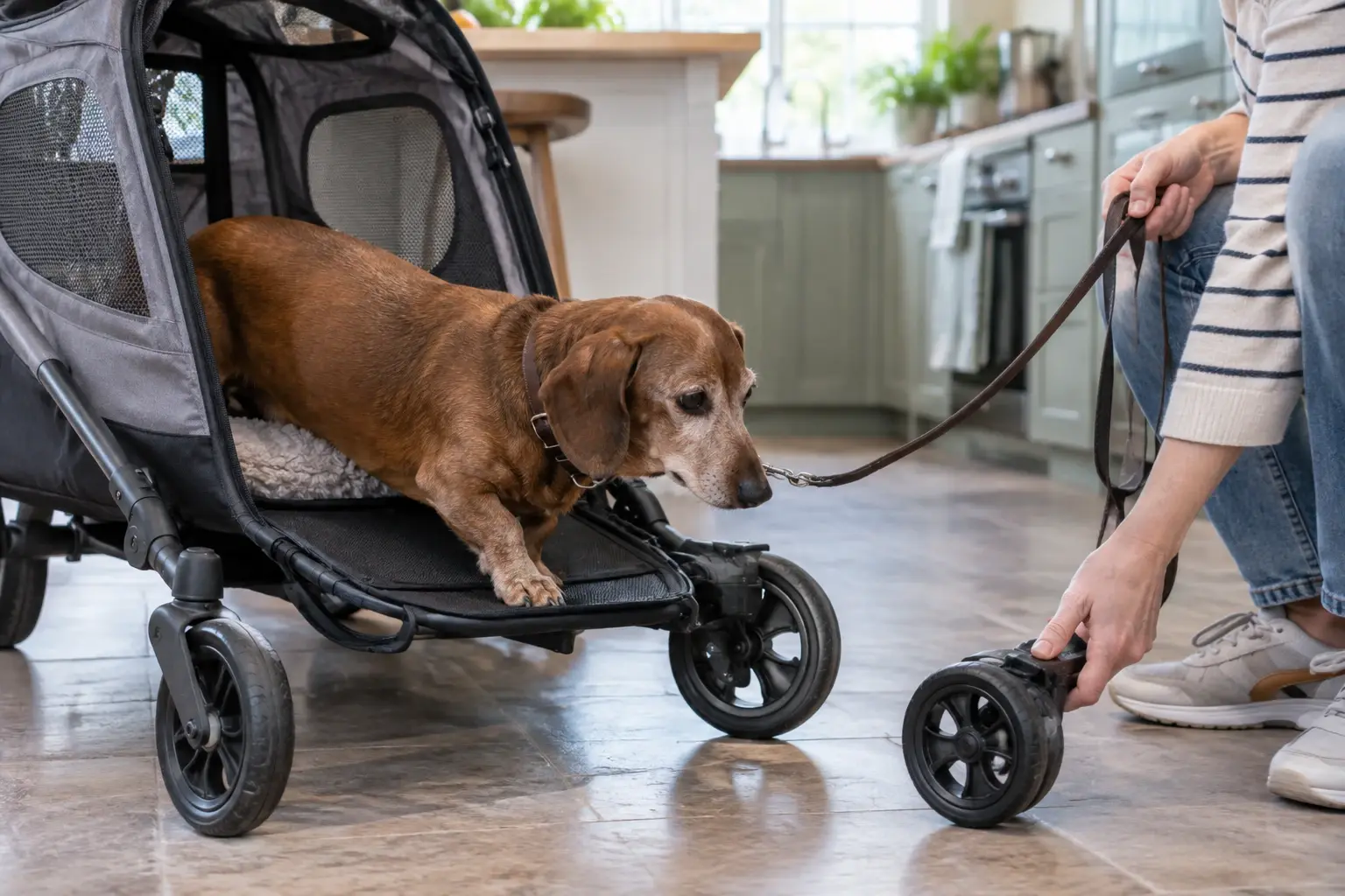 Poussette chien senior : la liste de contrôle avant d'acheter
