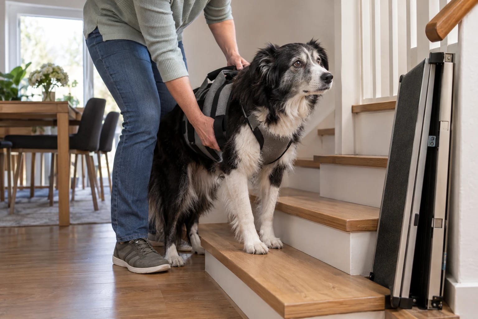 Dogevera senior dog wellness guide: Hund Treppe Tragehilfe: Was wirklich passt
