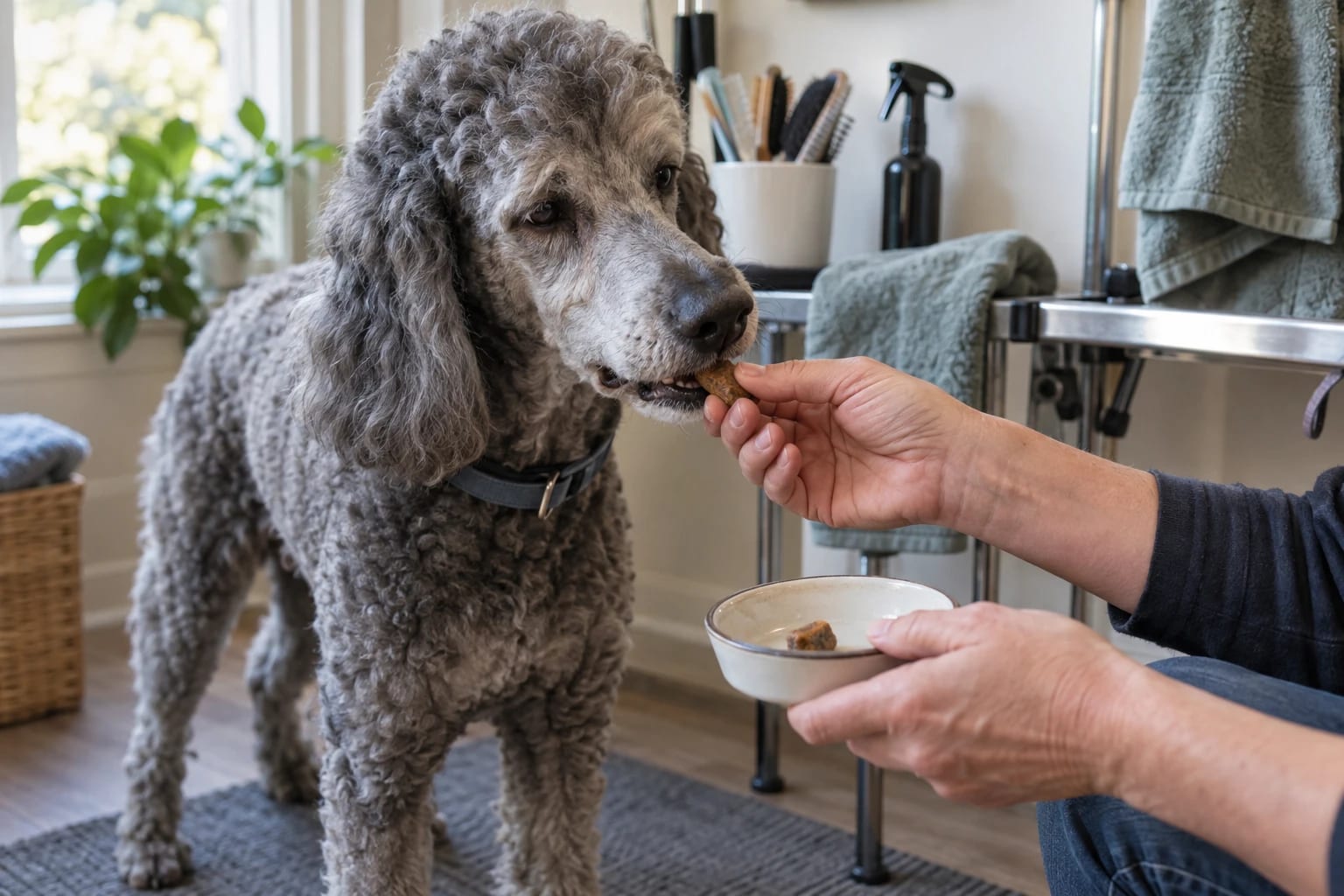 Friandises et santé dentaire du chien senior : bien choisir contre le tartre