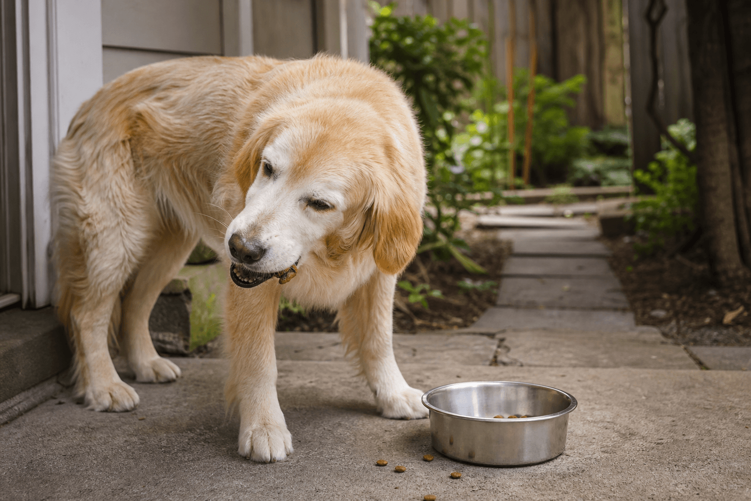 Cane che mastica da un solo lato: cosa fare